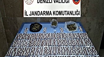 Denizli’nin iki ilçesinde düzenlenen uyuşturucu operasyonunda 2 şüpheli tutuklandı