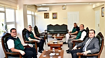 DSİ Genel Müdür Yardımcısı Kılıçarslan, Keban Kaymakamı Onur'u ziyaret etti
