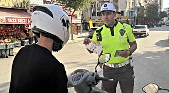Elazığ’da motosiklet sürücülerine sıkı denetim