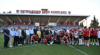 Gaziantep Valisi Çeber ile Başkan Şahin'den Gaziantep FK'ye moral ziyareti