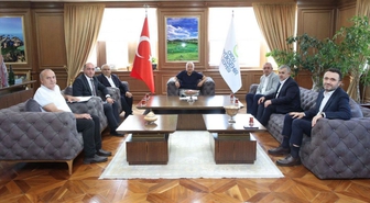 Göynücek Belediye Başkanı Şahin'den Ordu Büyükşehir Belediyesine ziyaret
