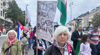 İsveç'te İsrail'in Gazze ve Lübnan'a saldırıları protesto edildi