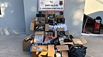 İzmir'de kaçak sigara operasyonunda yakalanan şüpheliye adli işlem