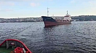 Kocaeli açıklarında fuel oil yüklü tanker arızalandı: Güvenli bölgeye çekildi