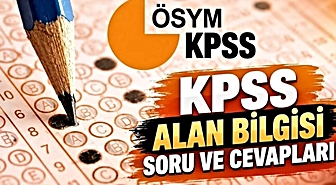 KPSS Alan Bilgisi soruları ve cevapları PDF açıklandı mı, 12 Eylül KPSS ÖSYM kitapçıkları erişime açıldı mı?