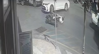 Otomobil ile motosiklet çarpıştı: 1 yaralı