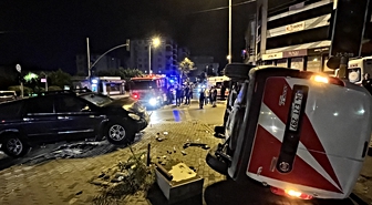 Üsküdar'da iki aracın karıştığı kazada 1 kişi yaralandı
