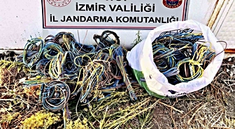 700 bin TL’lik kablo hırsızları suçüstü yakalandı