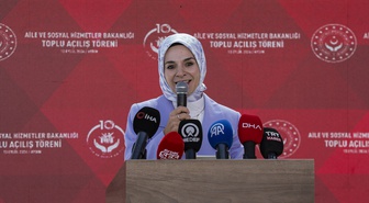 Aile ve Sosyal Hizmetler Bakanı Göktaş, Aydın'da toplu açılış töreninde konuştu: