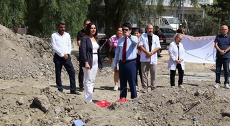 Akçalı Aile Sağlığı Merkezi’nin yeni hizmet binasında çalışmalar sürüyor