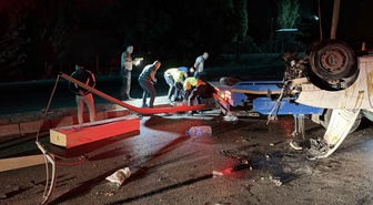 Ankara’da otomobil takla attı: 1 ölü