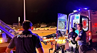 Ankara'da zincirleme kazada 2 kişi yaralandı