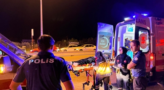 Ankara'da zincirleme kazada 2 kişi yaralandı