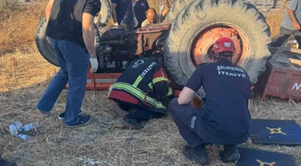 Balıkesir’de traktör ve otomobil kaza yaptı 2 yaralı