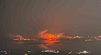Beyşehir’de tarlalar alev alev yanıyor