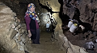 Gökçeyurt'taki mağara yöre halkının doğal soğuk hava deposu oldu