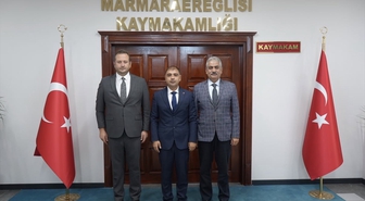 Marmaraereğlisi Kaymakamı Kızıltoprak'a ziyaret