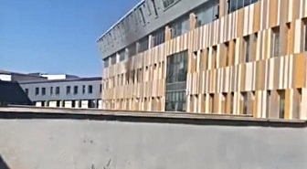 Van Eğitim ve Araştırma Hastanesinde korkutan duman