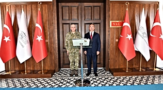 5. Kolordu Komutanı Davut Ala, Vali Soytürk'ü ziyaret etti
