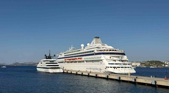 Bodrum Limanı’nda kruvaziyer hareketi