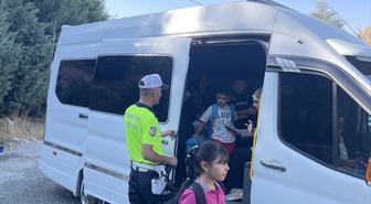Çemişgezek’te eğitim yılının ilk gününde öğrenci servislerine sıkı denetim