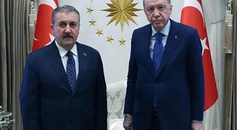 Cumhurbaşkanı Erdoğan ile Mustafa Destici arasında sürpriz görüşme