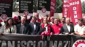 DİSK MEB önünde... Genel Başkan Çerkezoğlu: 'Bir ülkenin çocukları çalışırken ölüyorsa bu düzen değişmelidir'