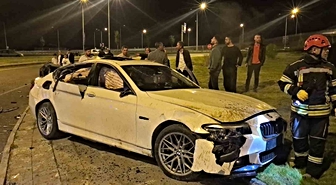 Erzurum’da araçlar çarpıştı: 2 yaralı
