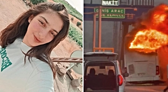 Yanan yolcu otobüsünde baba herkesi kurtardı, kızını kurtaramadı