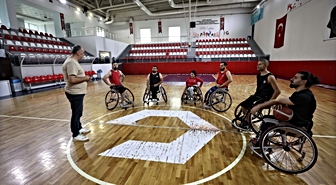 Gazişehir Gaziantep'in tekerlekli sandalye basketbolunda hedefi play-off