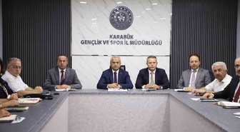 Gençlik ve Spor Müdürlüğünde dönem başı toplantısı