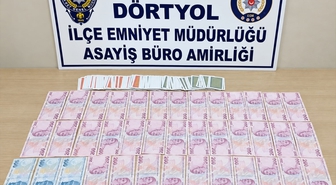 Hatay'da kumar oynarken yakalanan 5 kişiye 58 bin 20 lira ceza kesildi