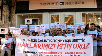 İzmir'de Tommy Hilfiger İşçileri Yeniden Eyleme Geçti