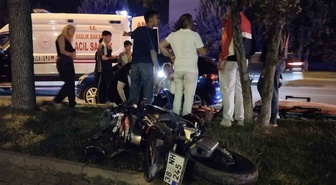Kayseri’de otomobille motosiklet çarpıştı: 1 yaralı