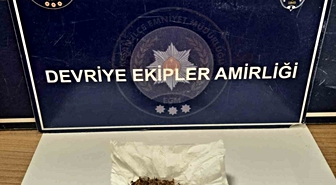 Keşan’da uyuşturucu ile yakalanan şüpheli gözaltına alındı