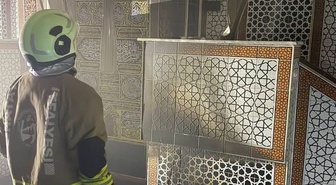 Kırıkhan’da camide yangın çıktı