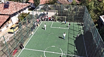 Köy çocuklarının futbol sevgisi lige dönüştü