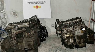 Samsun’da 3 gümrük kaçağı otomobil motoru ele geçirildi