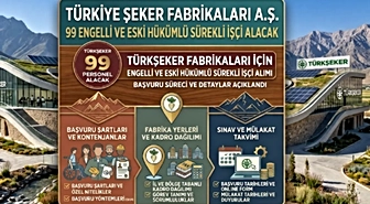 Şeker Fabrikaları 99 engelli ve eski hükümlü sürekli işçi alacak! Başvurular bugün başlıyor