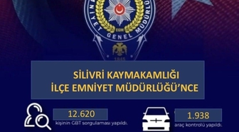 Silivri’de bir haftada 20 bin 323 kişi ile 7 bin 928 araç sorgulandı