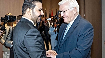 Almanya Cumhurbaşkanı Steinmeier, Irak Başbakanı Zeydi’yi kabul etti