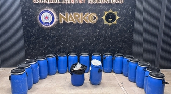 Bayrampaşa’da düzenlenen operasyonda 486 kilo 450 gram uyuşturucu madde ele geçirildi