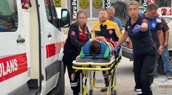 Bolu'da kaza yerini görüntüleyen gazetecilere sağlık ekibinden 'eşeğe mi diyoruz' tepkisi