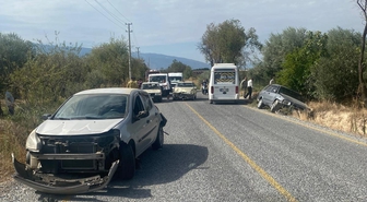 Bozdoğan’da zincirleme trafik kazası: 2 yaralı