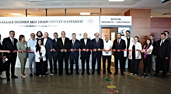 Çanakkale'de robotik yürüme rehabilitasyon cihazı hizmete alındı