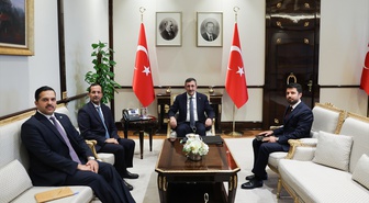 Cumhurbaşkanı Yardımcısı Yılmaz, Kuveyt'in Ankara Büyükelçisi Al-Shabo'yu kabul etti