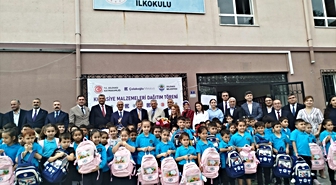 Dilovası'nda 1. sınıf öğrencilerine kırtasiye desteği