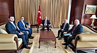 Dışişleri Bakanı Fidan, TÜRKPA Genel Sekreteri Büyükelçi Hasan’ı kabul etti