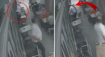 Döviz bürosundaki vahşetten sonra pencereden böyle kaçmışlar