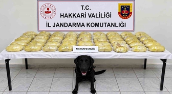 Hakkâri’de 21 kilo 700 gram metamfetamin ele geçirildi